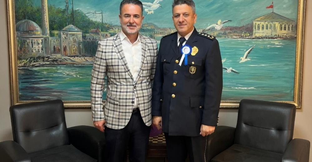 AK Parti Güzelbahçe İlçe Başkanı Halil Durankuş’dan İlçe Emniyet Müdürü Murat Güvenç’e Ziyaret