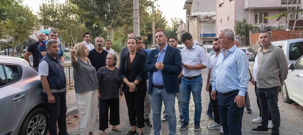 Bornova’da şafak mesaisi