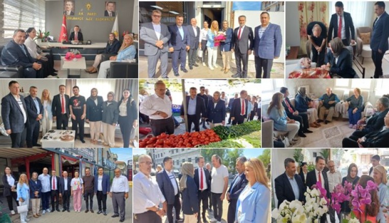 GÜZELBAHÇE’DE TÜRKİYE YÜZYILI BULUŞMALARI: “GÖNÜLLERE DOKUNUYOR, SAHADA ÇALIŞIYORUZ”