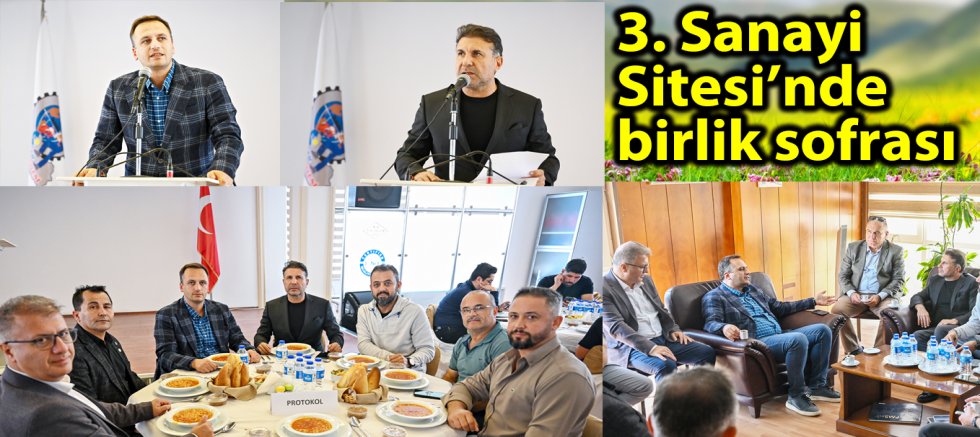 3. Sanayi Sitesi’nde birlik sofrası