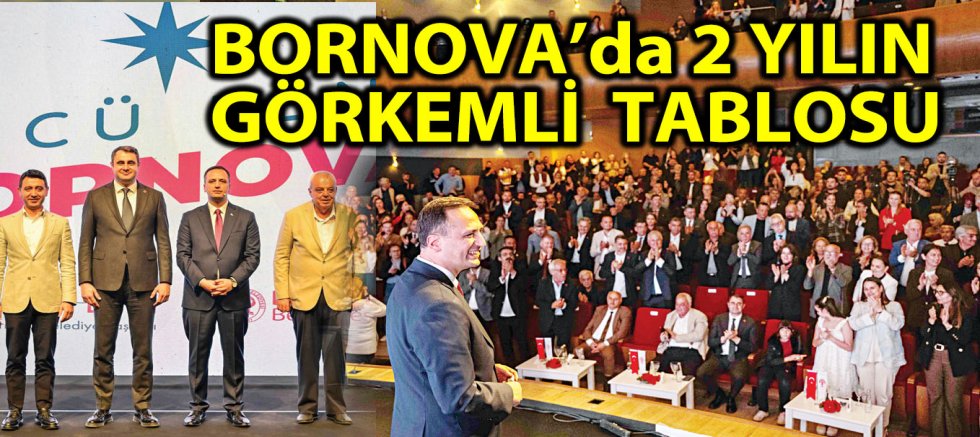 Bornova’da 2 yılın görkemli tablosu