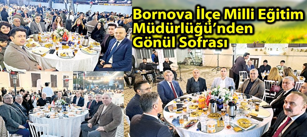 Bornova İlçe Milli Eğitim Müdürlüğü’nden Gönül Sofrası