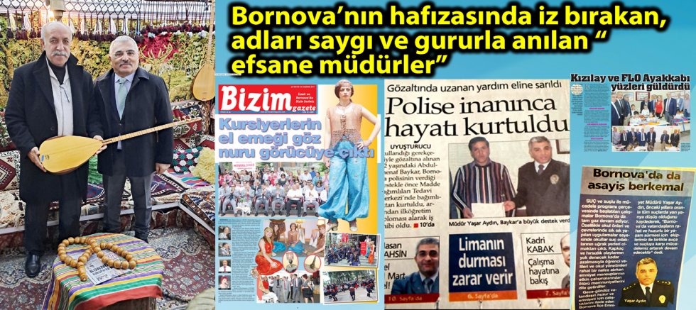 Bornova'nın Efsane Müdürleri Ali Yoksul, Yaşar Aydın 
