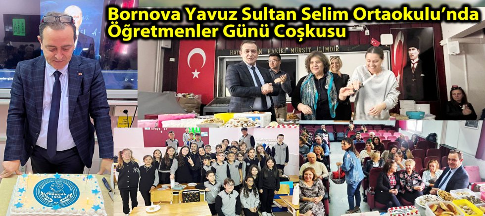 Bornova Yavuz Sultan Selim Ortaokulu’nda Öğretmenler Günü Coşkusu
