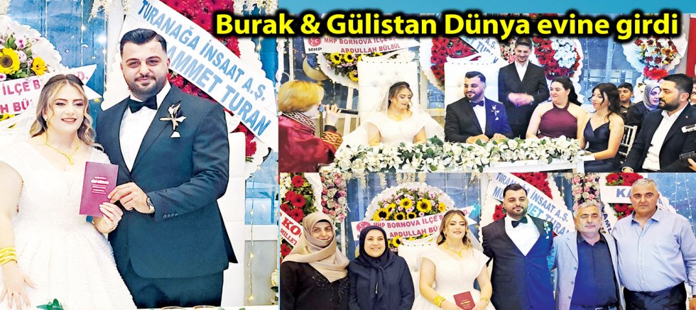 Burak & Gülistan Dünya evine girdi