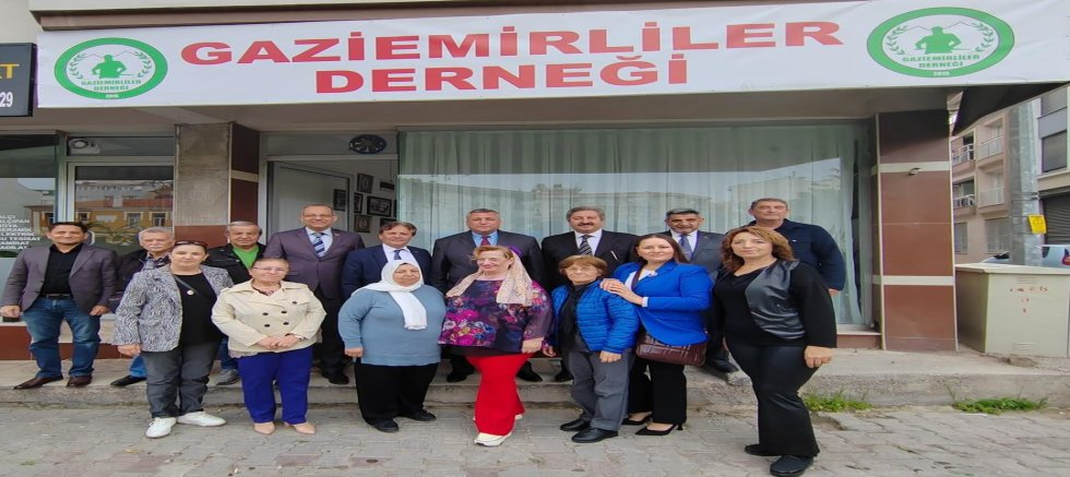Gaziemir Kaymakamı Kudret Kurnaz, Gaziemirliler Derneğini Ziyaret Etti