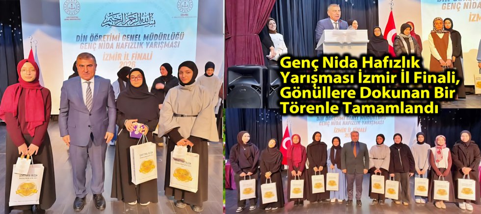 Genç Nida Hafızlık Yarışması İzmir İl Finali, Gönüllere Dokunan Bir Törenle Tamamlandı