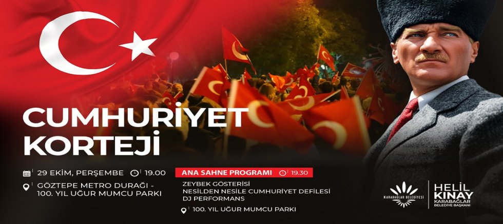 Karabağlar ’da Cumhuriyet’in 103. yılı dört gün boyunca kutlanacak