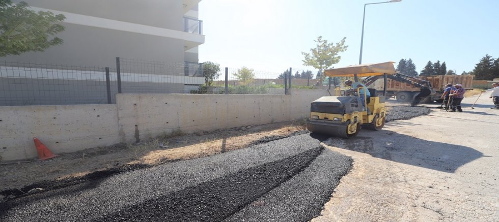 Menderes Belediyesi’nde Asfalt Hareketliliği