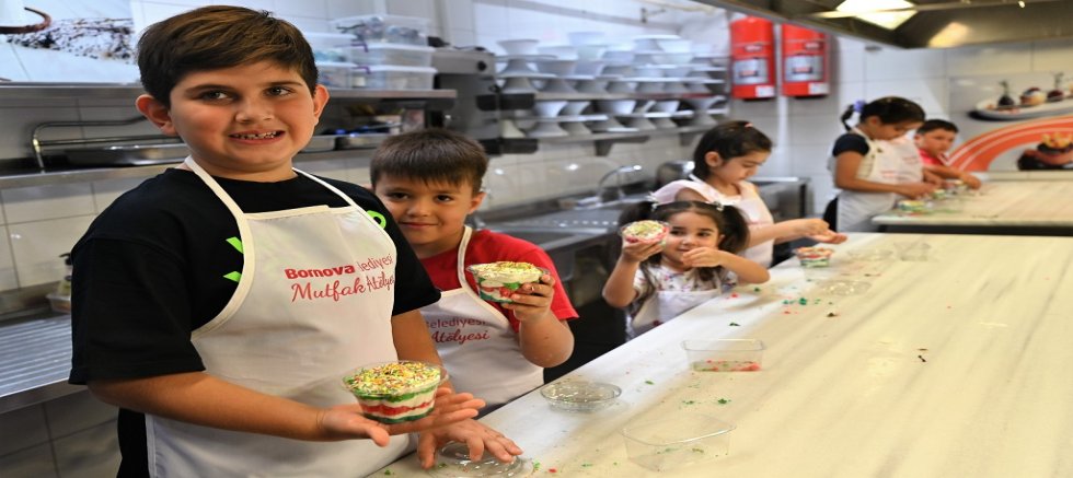 Minik Şefler mutfağa girdi, yaz tatili lezzetle başladı!