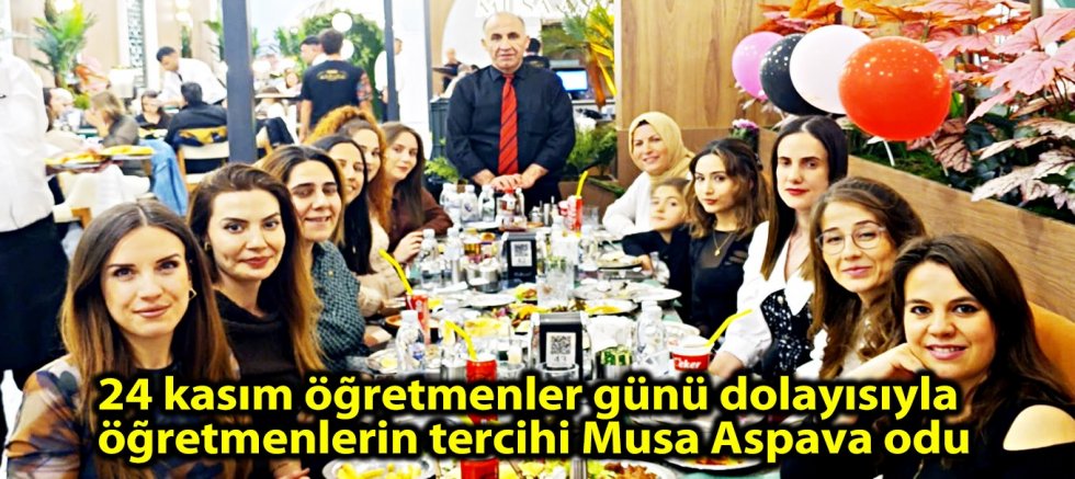 Musa Aspava, 24 Kasım’da Öğretmenleri Ağırladı