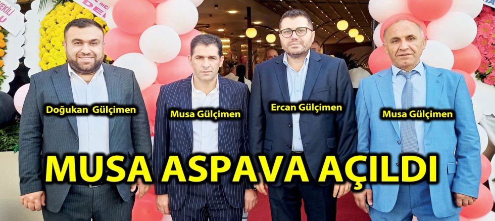 MUSA ASPAVA GÖRKEMLİ BİR TÖRENLE  BORNOVA'DA AÇILDI