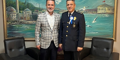 AK Parti Güzelbahçe İlçe Başkanı Halil Durankuş’dan İlçe Emniyet Müdürü Murat Güvenç’e Ziyaret