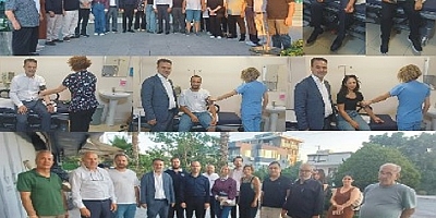 AK Parti Güzelbahçe Teşkilatı'ndan Yeni Acil Servise Ziyaret