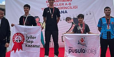 ALİAĞALI GENÇ SPORCU TÜRKİYE ORYANTİRİNG ŞAMPİYONU OLDU