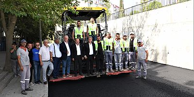 Asfalt çalışmaları devam ediyor