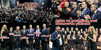 Aşkın ve nostaljinin sesi Bornova’da yükseldi