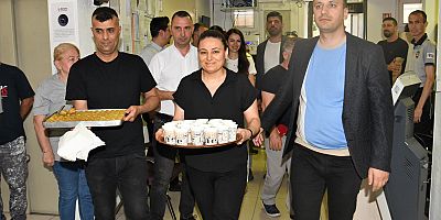 Başkan Eşki’den tatlı teşekkür