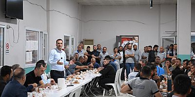 Başkan Eşki, temizlik işçileriyle bir araya geldi