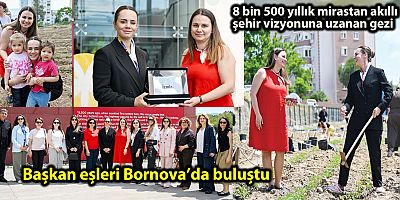 Başkan eşleri Bornova’da buluştu 