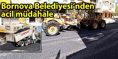 Bornova Belediyesi’nden acil müdahale