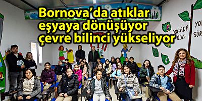 Bornova’da Atık Takası ve iklim değişikliği farkındalık eğitiminde çarpan etkisi başladı