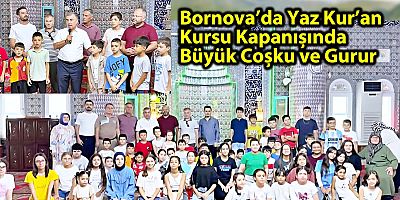 Bornova’da Yaz Kur’an Kursu Kapanışında Büyük Coşku ve Gurur
