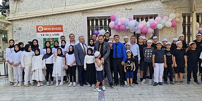 BORNOVA YENİ CAMİİ’NDE YAZ OKULU DİPLOMA TÖRENİ