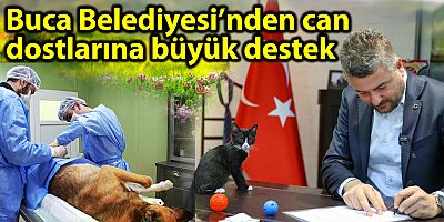 Buca Belediyesi’nden can dostlarına büyük destek