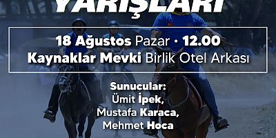 Buca’da Geleneksel Rahvan At Yarışları düzenlenecek