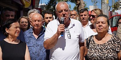 CHP BORNOVA’DA ‘BABA EVİ’ NÖBETİ
