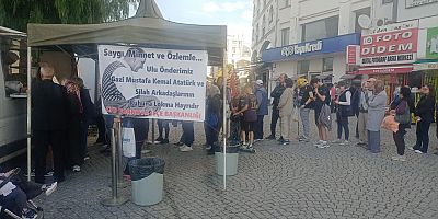 Cumhuriyet Halk Partisi Bornova İlçe Başkanlığı’ndan Anlamlı 10 Kasım Etkinliği 