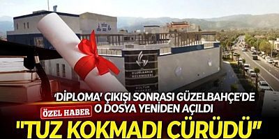 ‘Diploma’ çıkışı sonrası Güzelbahçe’de o dosya yeniden açıldı: 