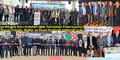 Ege Bölgesi KAI Federasyonundan Kültür ve Sanat Festivali Görkemli Açılış