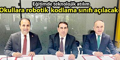 Eğitimde teknolojik atılım Okullara robotik kodlama sınıfı açılacak