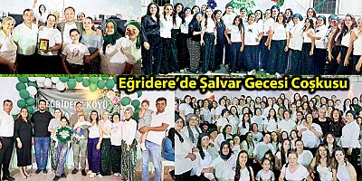 Eğridere’de Şalvar Gecesi Coşkusu