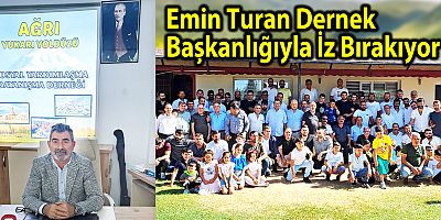 Emin Turan Dernek Başkanlığıyla İz Bırakıyor