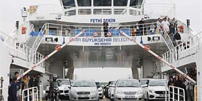 Feribotla taşınan araç sayısı 5 yılda yüzde 55 arttı