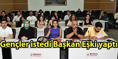 Gençler istedi Başkan Eşki yaptı