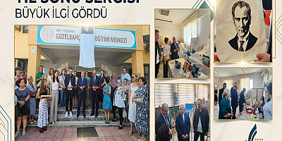Güzelbahçe Halk Eğitimi Merkezi’nin Yıl Sonu Sergisi Büyük İlgi Gördü