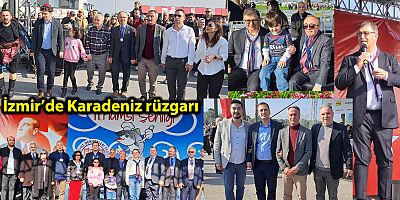İzmir’de Karadeniz rüzgarı