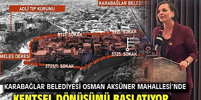 Karabağlar Belediyesi Osman Aksüner Mahallesi’nde Kentsel Dönüşümü Başlatıyor