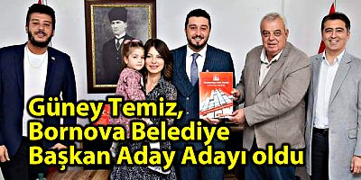 Karşıyaka Belediye Başkan Yardımcısı Güney Temiz, Bornova Belediye Başkan Aday Adayı oldu