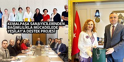 KEMALPAŞA SANAYİCİLERİNDEN BAĞIMLILIKLA MÜCADELEDE  YEŞİLAY’A DESTEK PROJESİ