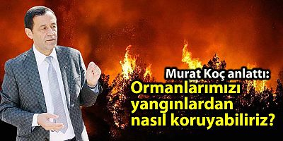 Murat Koç anlattı:  Ormanlarımızı yangınlardan nasıl koruyabiliriz? 
