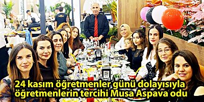 Musa Aspava, 24 Kasım’da Öğretmenleri Ağırladı