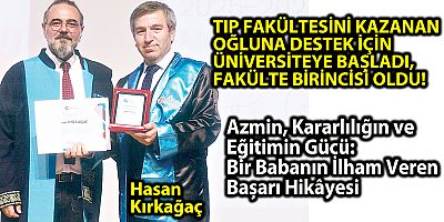 TIP FAKÜLTESİNİ KAZANAN OĞLUNA DESTEK İÇİN ÜNİVERSİTEYE BAŞLADI, FAKÜLTE BİRİNCİSİ OLDU!