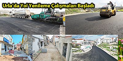Urla’da Yol Yenileme Çalışmaları Başladı